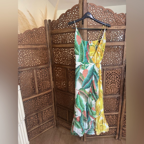 FARM RIO Azalea Forest Wrap Midi Dress - Picture 2 of 4